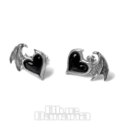 Alchemy Gothic Blacksoul Earrings (Pewter)
