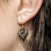 Alchemy Gothic Evil-Lution Earrings (Silver)