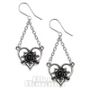 Alchemy Heart Of Blackness Earrings (Black)