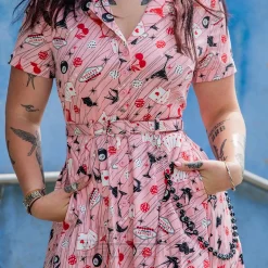 Banned Bella Viva Las Vegas Dress (Pink)
