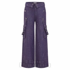 Banned Candy Strap Trousers (Purple)
