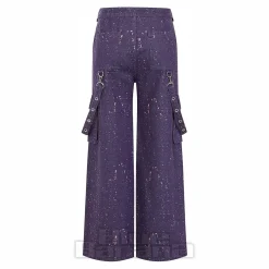 Banned Candy Strap Trousers (Purple)