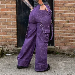 Banned Candy Strap Trousers (Purple)