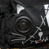 Banned Cat Fish Bone Backpack With Speakers (Black/White)