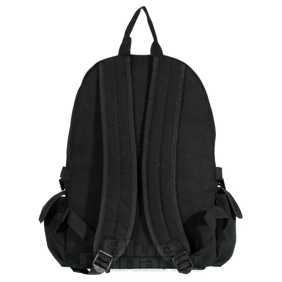 Banned Cat Fish Bone Backpack With Speakers (Black/White)