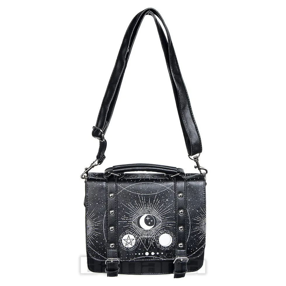 Banned Cosmic Satchel Bag (Black/White)