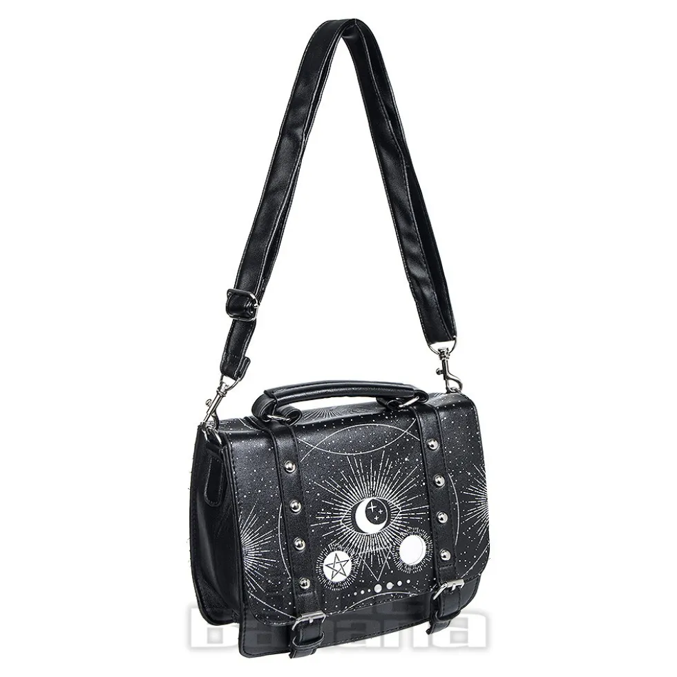 Banned Cosmic Satchel Bag (Black/White)
