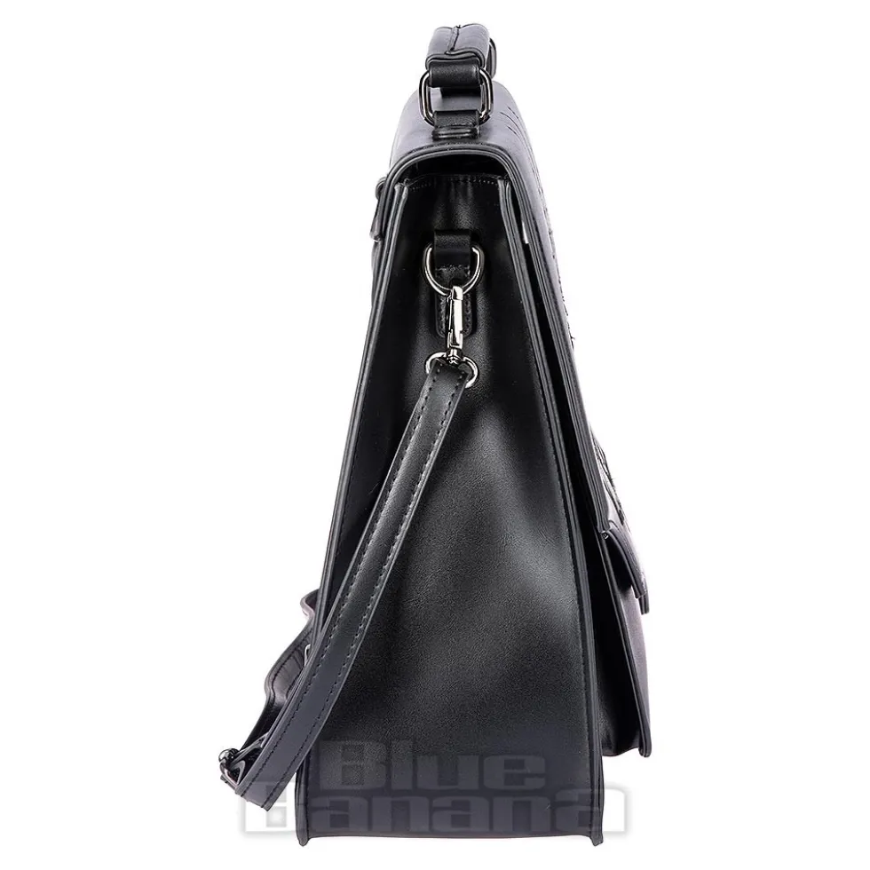 Banned Gothic Bat Handbag (Black)