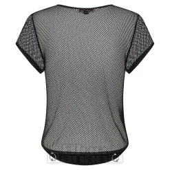 Banned Grunge Grid Top (Black)