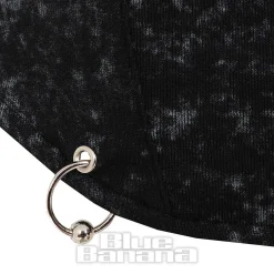 Banned Grunge Grid Top (Black)