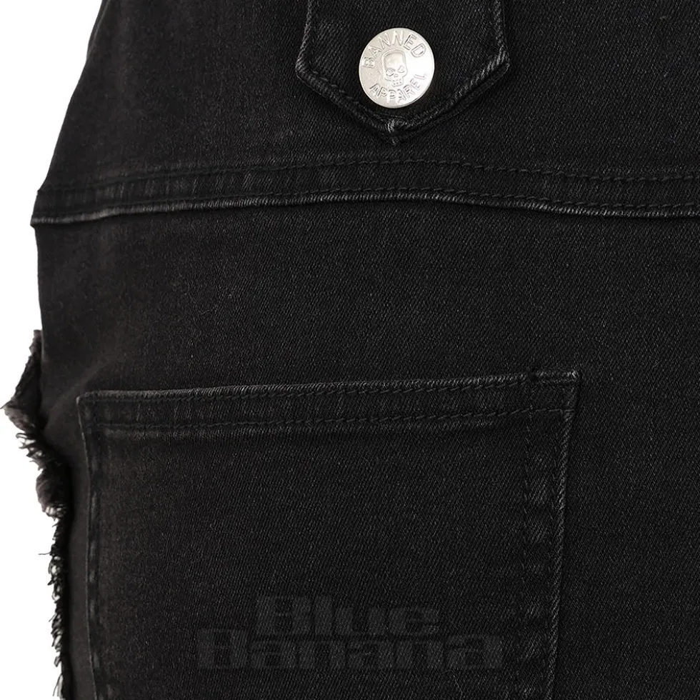 Banned Heartbreaker Skirt (Black)
