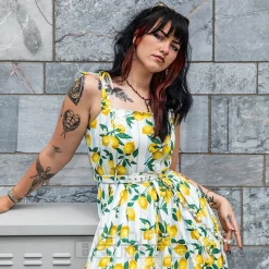 Banned June Lemon Dress (Multicolour)