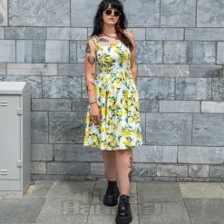 Banned June Lemon Dress (Multicolour)