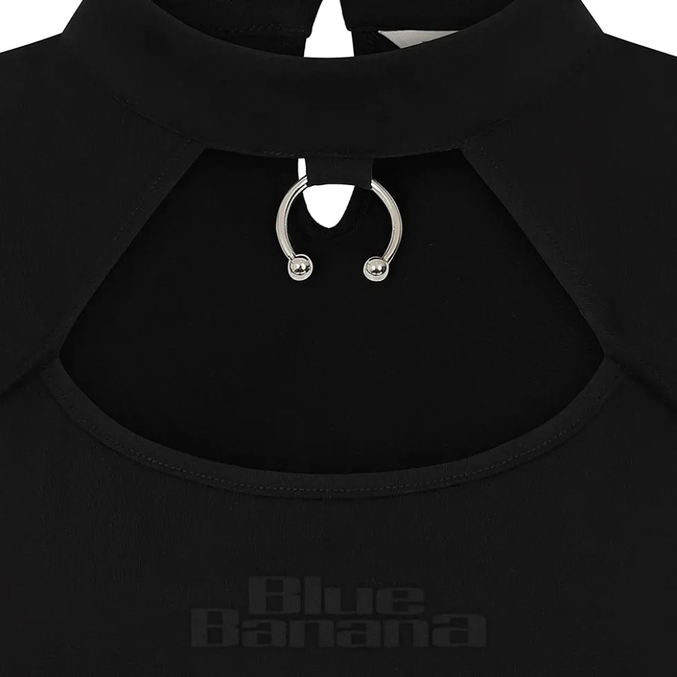 Banned Lavinia Crop Top (Black)