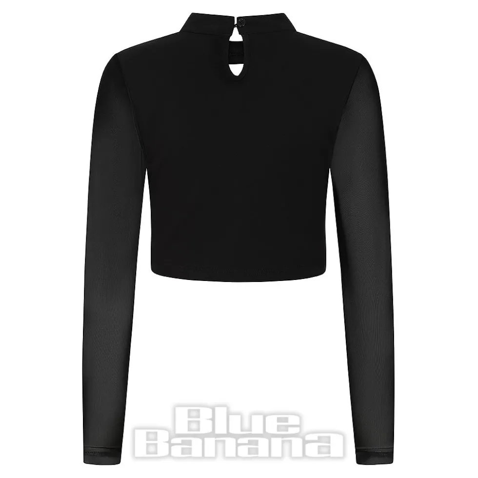 Banned Lavinia Crop Top (Black)