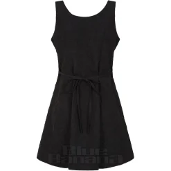 Banned No Rules Buckle Mini Dress (Black)