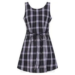 Banned No Rules Buckle Mini Dress (Purple)