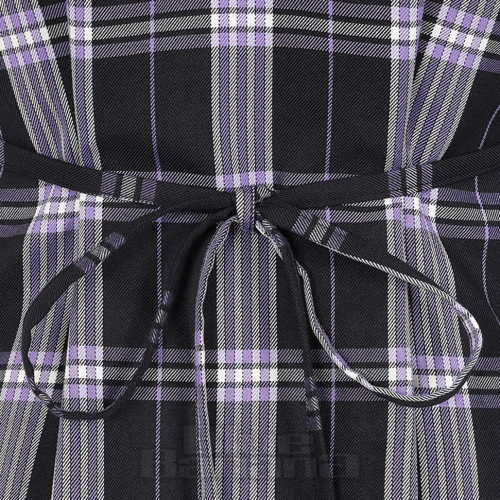 Banned No Rules Buckle Mini Dress (Purple)