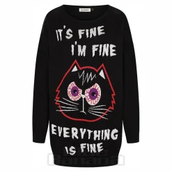Banned Panic Purrfect Jumper (Black)