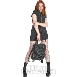 Banned Pinstripe Ambrosia Dress (Black)