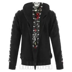 Banned Pixie Skull Hoodie (Black)