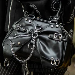Banned Rebel Sugar Alternative Handbag (Black)