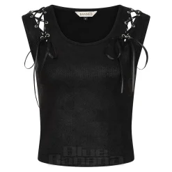 Banned Rogue Ribbon Top (Black)