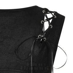 Banned Rogue Ribbon Top (Black)