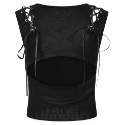 Banned Rogue Ribbon Top (Black)