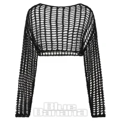 Banned Shadow Grid Jumper (Black)
