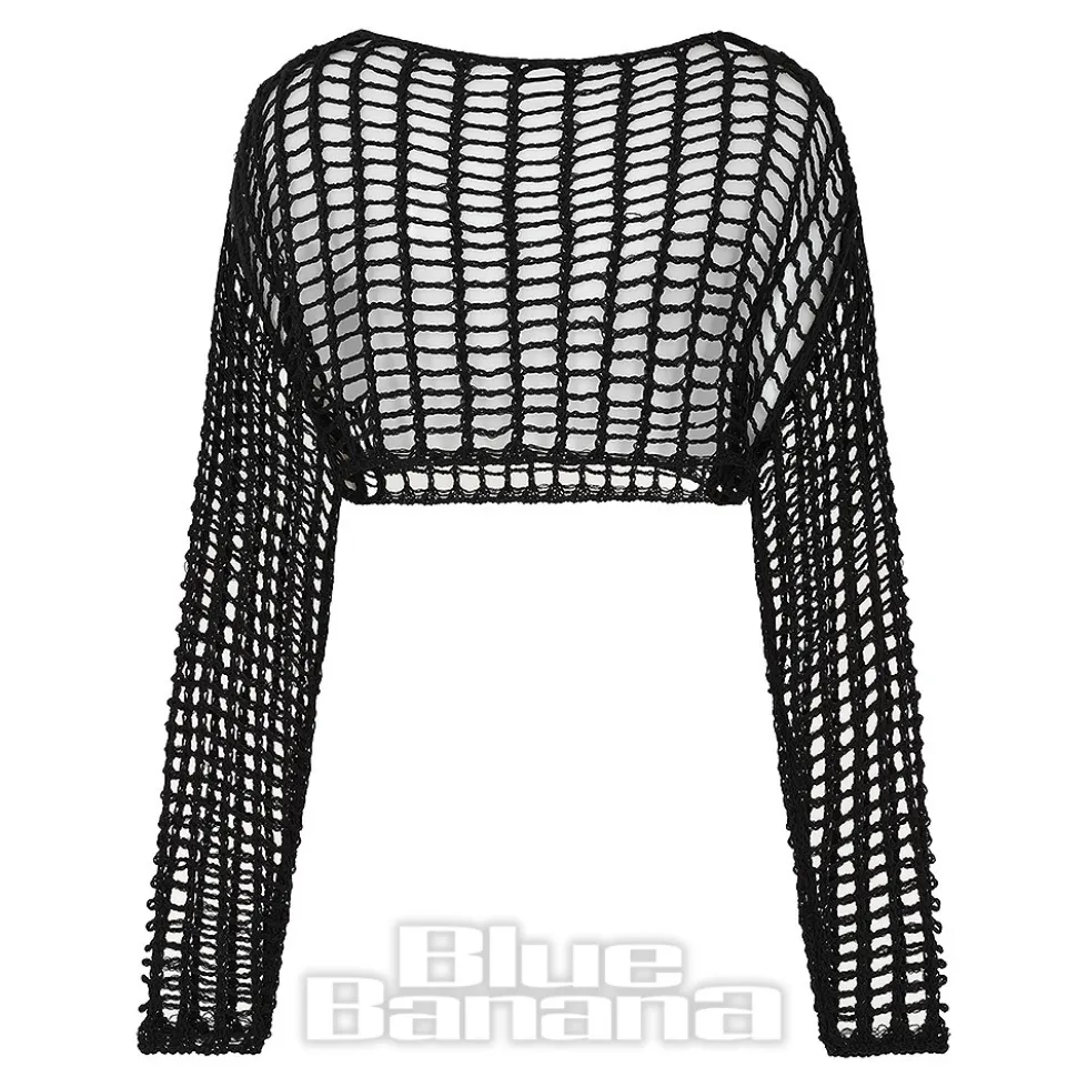 Banned Shadow Grid Jumper (Black)