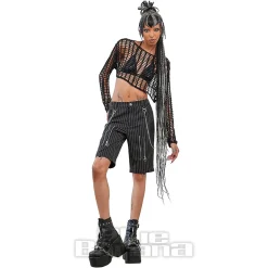 Banned Shadow Grid Jumper (Black)