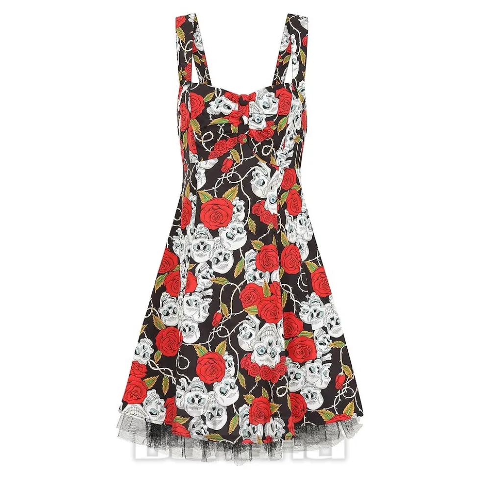 Banned Skull Garden Dress (Multicolour)
