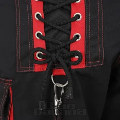 Banned Strappy Paxt Trousers (Black/Red)