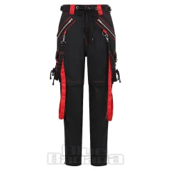 Banned Strappy Paxt Trousers (Black/Red)
