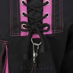 Banned Strappy Paxt Trousers (Black/Pink)