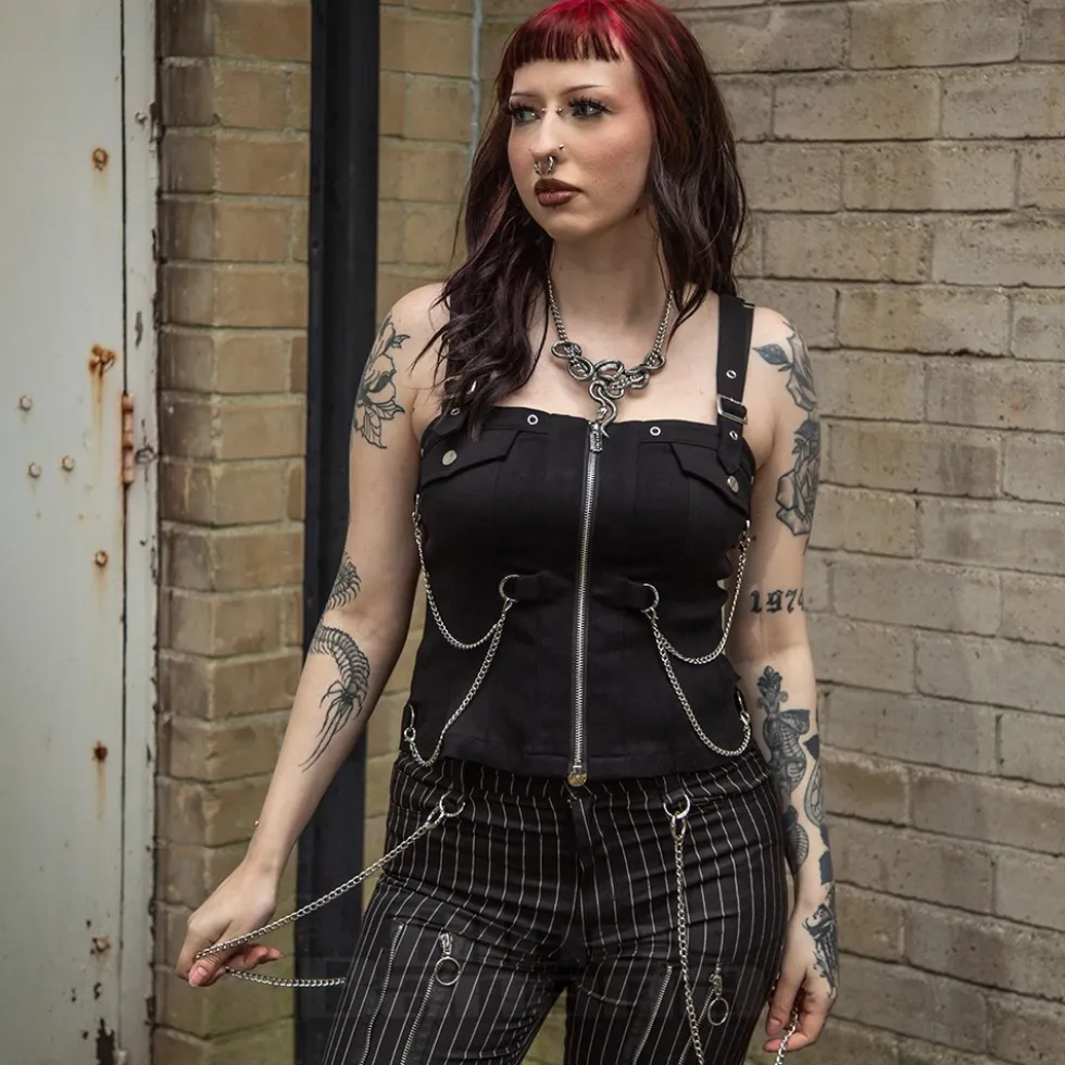 Banned Street Anarchy Top (Black)