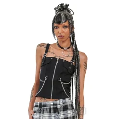 Banned Street Anarchy Top (Black)