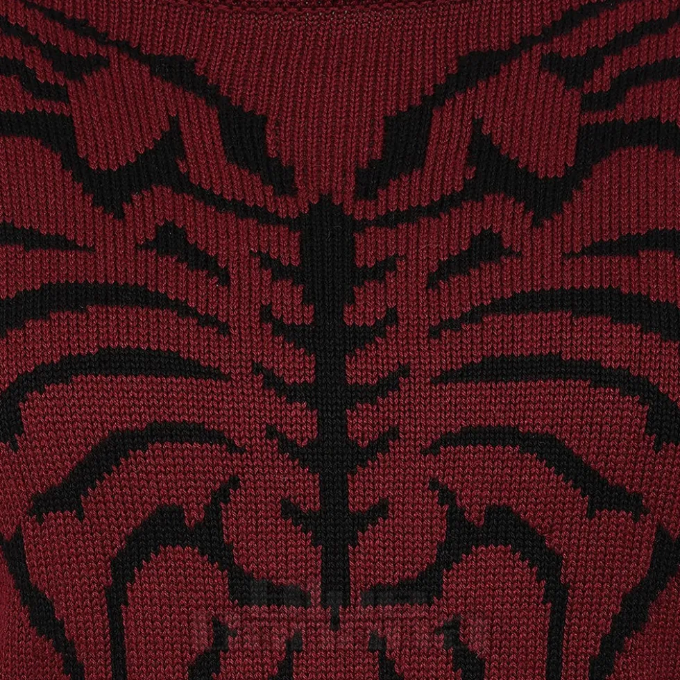 Banned Torn Affection Jumper (Burgundy)