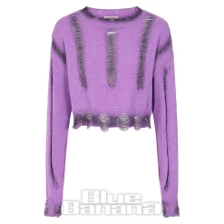 Banned Torn Apart Jumper (Purple)