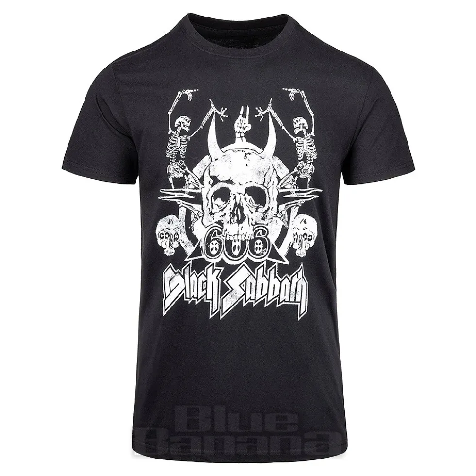 Black Sabbath Dancing Ladies T Shirt (Black)