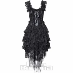 Bleeding Heart Clarissa Dress (Black)