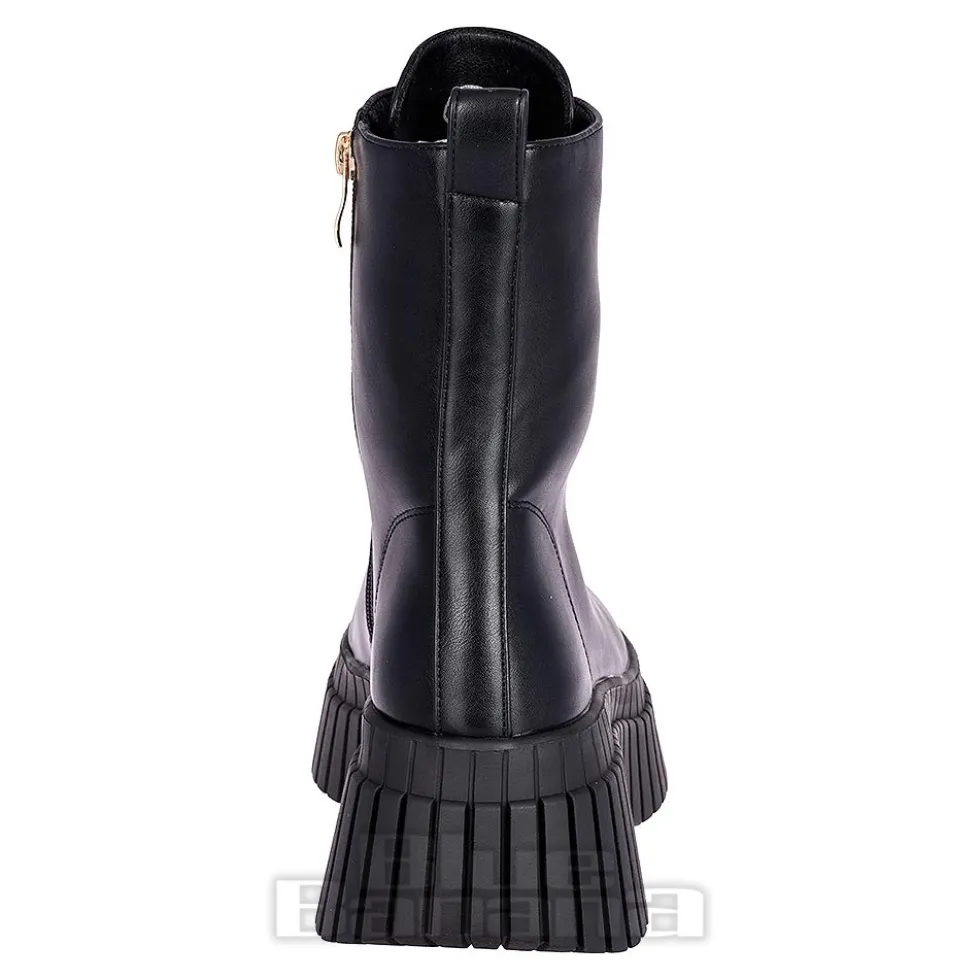 Bleeding Heart 15-Eye Boots (Black)