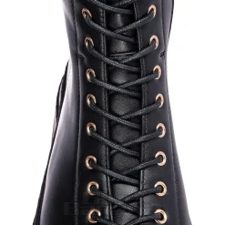 Bleeding Heart 15-Eye Boots (Black)