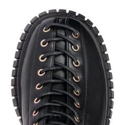 Bleeding Heart 15-Eye Boots (Black)