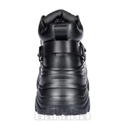 Bleeding Heart Skull Chain Trainers (Black)