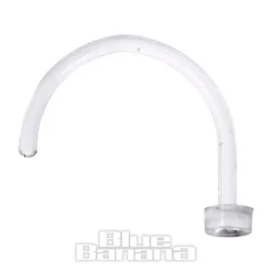 Blue Banana Acrylic 1.2mm Nose Wire Retainer (Transparent)