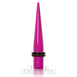 Blue Banana Acrylic Neon Ear Stretcher (Purple)