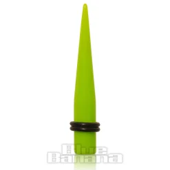 Blue Banana Acrylic Neon Ear Stretcher (Green)