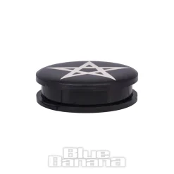 Blue Banana Acrylic Pentagram Ear Plug 26-36mm (Black/White)
